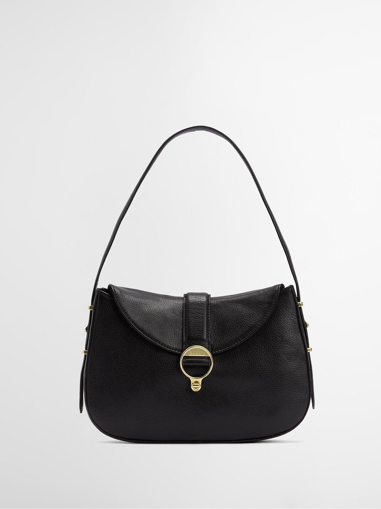 Barbour® Black Alder Leather Sling Bag - Image 1 of 8 Barbour® Black Alder Leather Sling Bag - Image 1 of 8