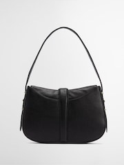 Barbour® Black Alder Leather Sling Bag - Image 3 of 8