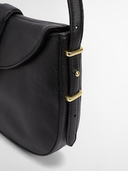 Barbour® Black Alder Leather Sling Bag - Image 5 of 8