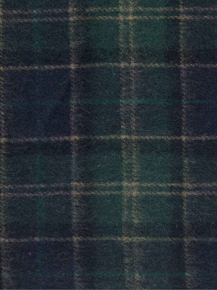 Barbour® Blue Tartan Scarf & Gloves Gift Box Set - Image 6 of 6