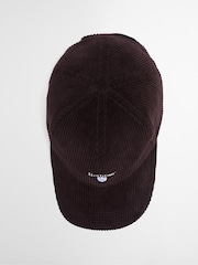 Barbour® Brown Preston Cord Cap - Image 5 of 7