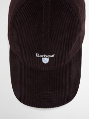 Barbour® Brown Preston Cord Cap - Image 6 of 7