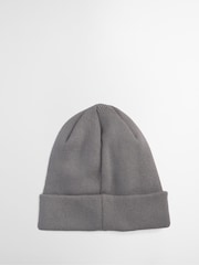 Barbour® Blue Tartan Swinton Beanie Hat & Scarf Gift Box Set - Image 3 of 8