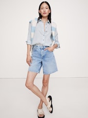 Banana Republic Light Blue The Everyday Linen Shirt - Image 1 of 1