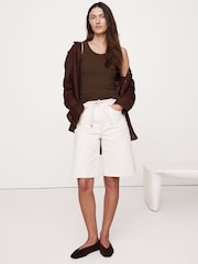 Banana Republic Brown Ribbed Tank - Image 1 of 1