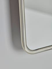 Cox & Cox Antique Silver French Rectangle Wall Mirror - Image 2 of 4