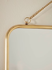 Cox & Cox Antique Brass French Hanging Mirror - Image 2 of 3