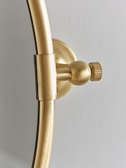 Cox & Cox Brass French Oval Mirror - Image 2 of 3