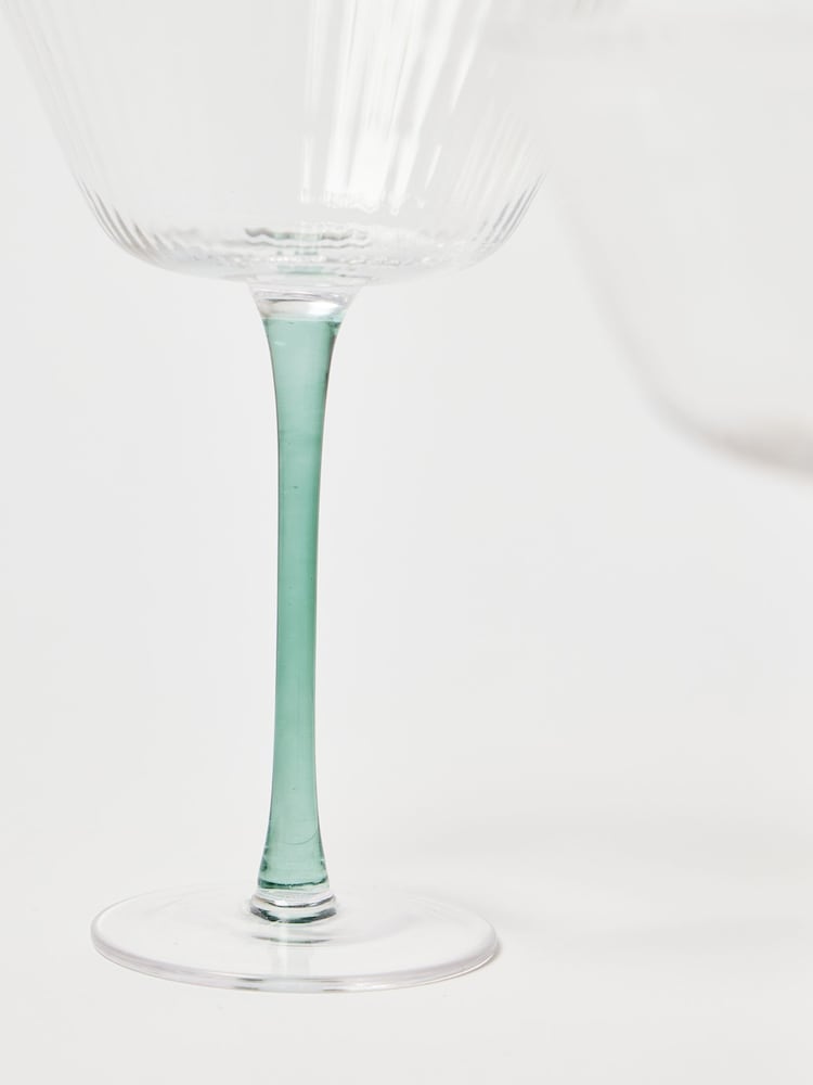 Oliver Bonas Grey Set of Four La Petite Cocktail Glasses - Image 4 of 4 Oliver Bonas Grey Set of Four La Petite Cocktail Glasses - Image 4 of 4