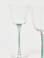 Oliver Bonas Set of 4 Grey La Petite Wine Glasses - Image 4 of 4