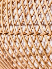 Oliver Bonas Natural Larme Woven Rattan Pendant Lampshade - Image 5 of 6