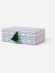 Oliver Bonas Green Geometric Medium Jewellery Box - Image 4 of 6