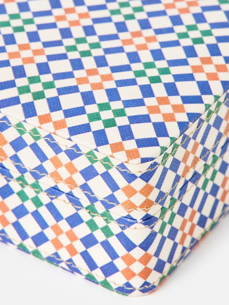Oliver Bonas Green Geometric Medium Jewellery Box - Image 6 of 6