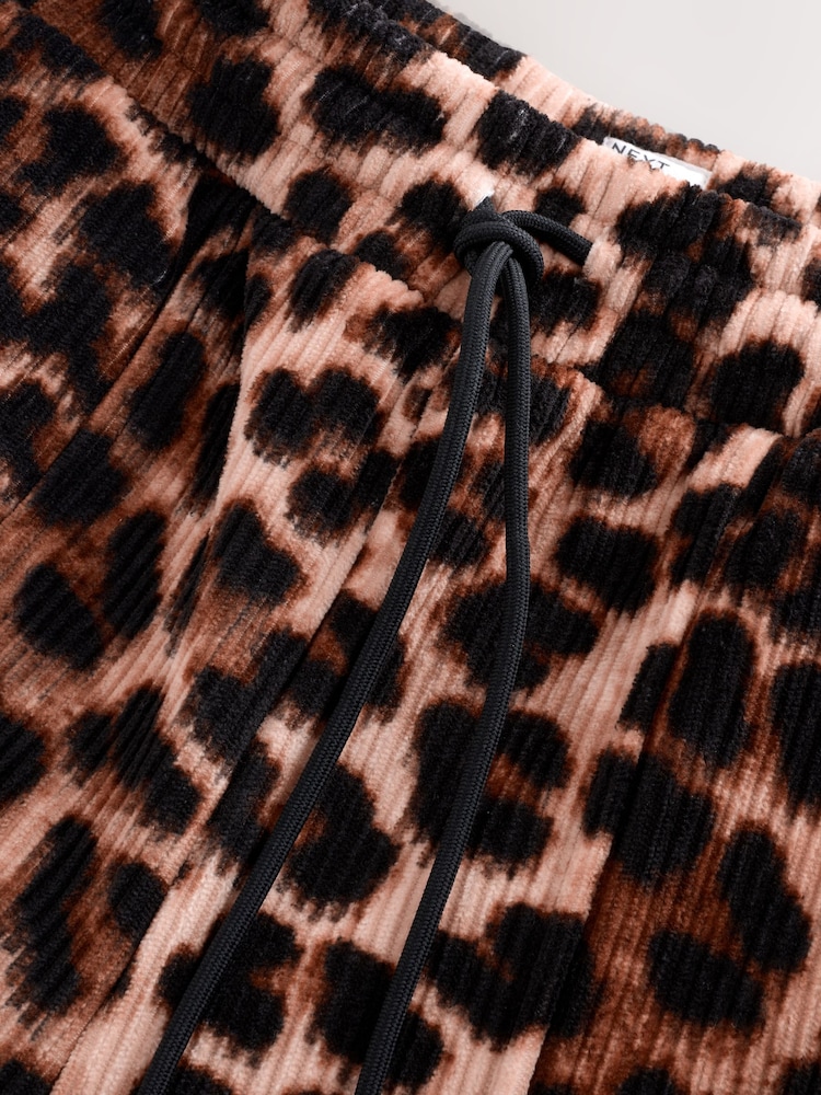 Animal Print Barrel Leg Trousers - Image 2 of 4