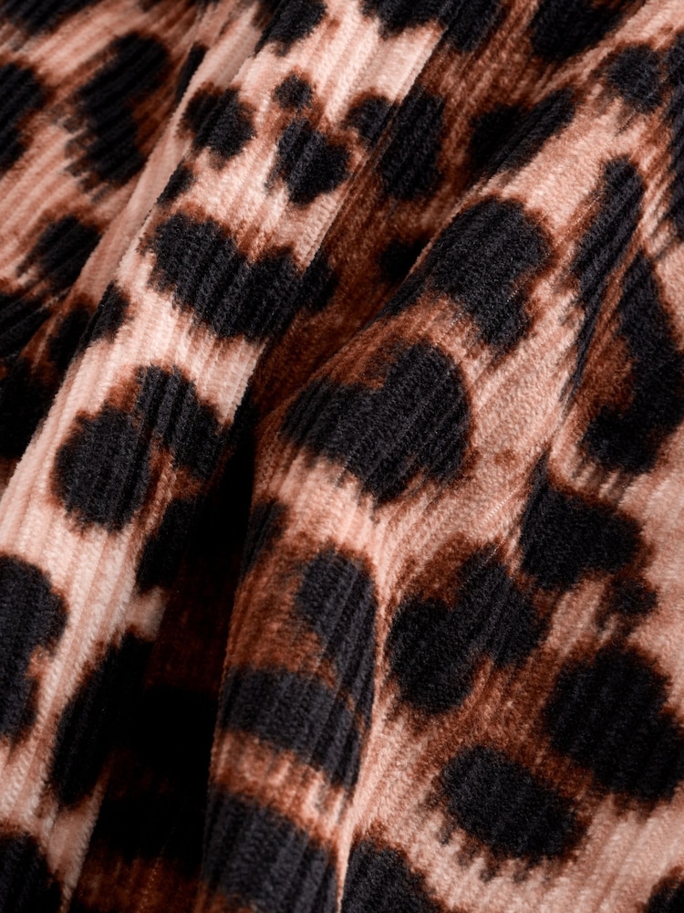 Animal Print Barrel Leg Trousers - Image 4 of 4
