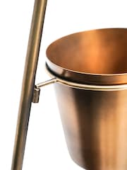 Ivyline Gold Garden Vertical Wall Plant Stand with Planters - Image 4 of 4