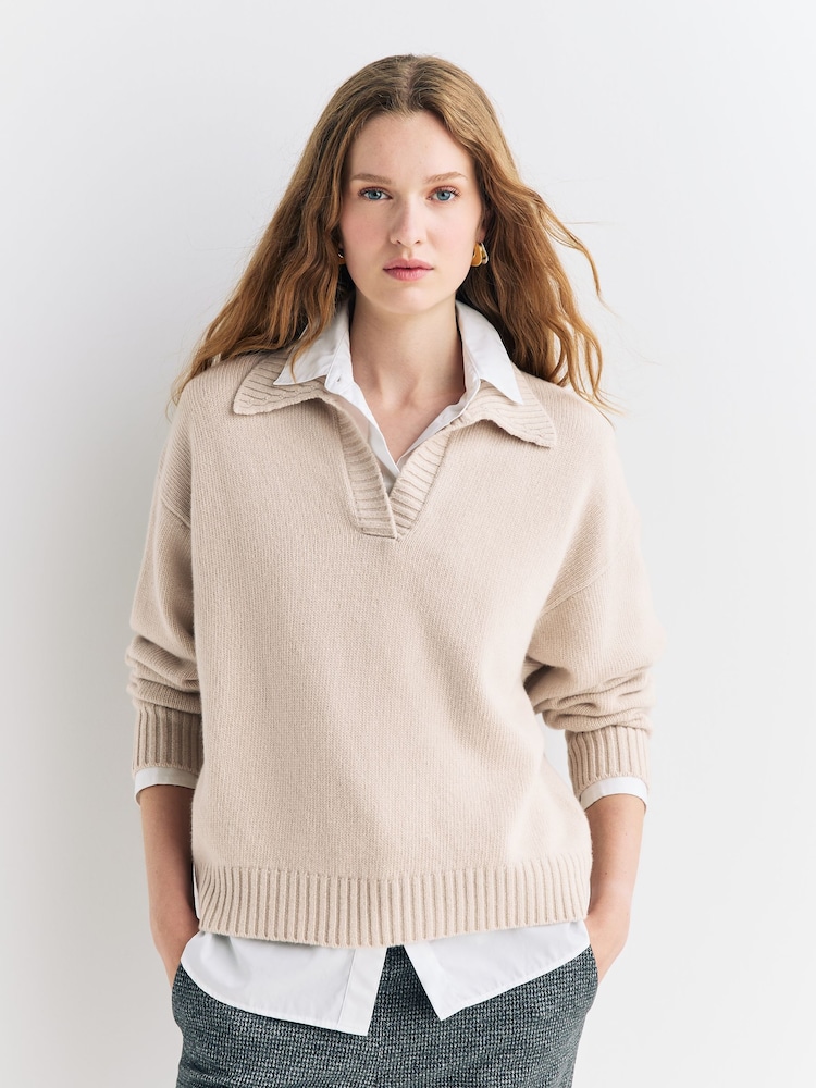 Weekend MaxMara Cream AGRE Sweater Tank Top - Image 1 of 6