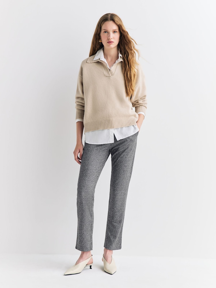 Weekend MaxMara Grey Cordoba Jersey Trousers - Image 1 of 11 Weekend MaxMara Grey Cordoba Jersey Trousers - Image 1 of 11