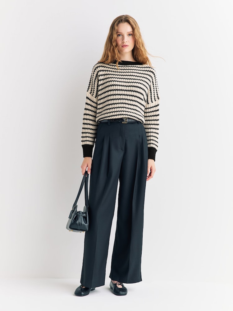 Weekend MaxMara Cream EZOR Sweater Tank Top - Image 2 of 10
