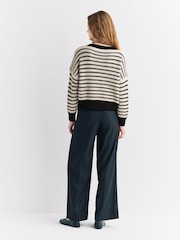 Weekend MaxMara Cream EZOR Sweater Tank Top - Image 3 of 10