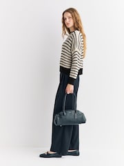 Weekend MaxMara Cream EZOR Sweater Tank Top - Image 4 of 10