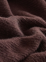 Weekend MaxMara Brown Tornado Knitted Jersey Scarf - Image 8 of 10
