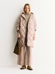 Weekend MaxMara Cream BANFY Quilted Coat - Image 6 of 11