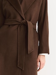 Weekend MaxMara Brown CORTE Coat - Image 6 of 11