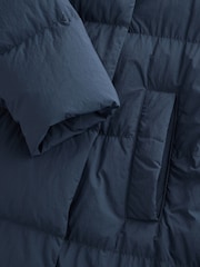 Weekend MaxMara Blue TENUTA Quilted Coat - Image 10 of 11