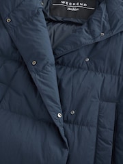 Weekend MaxMara Blue TENUTA Quilted Coat - Image 11 of 11