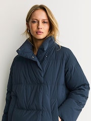 Weekend MaxMara Blue TENUTA Quilted Coat - Image 5 of 11