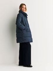 Weekend MaxMara Blue TENUTA Quilted Coat - Image 6 of 11