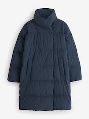 Weekend MaxMara Blue TENUTA Quilted Coat - Image 7 of 11
