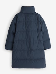 Weekend MaxMara Blue TENUTA Quilted Coat - Image 8 of 11