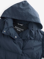 Weekend MaxMara Blue TENUTA Quilted Coat - Image 9 of 11