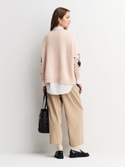 Weekend MaxMara Cream PAVIDI Sweater Tank Top - Image 3 of 10