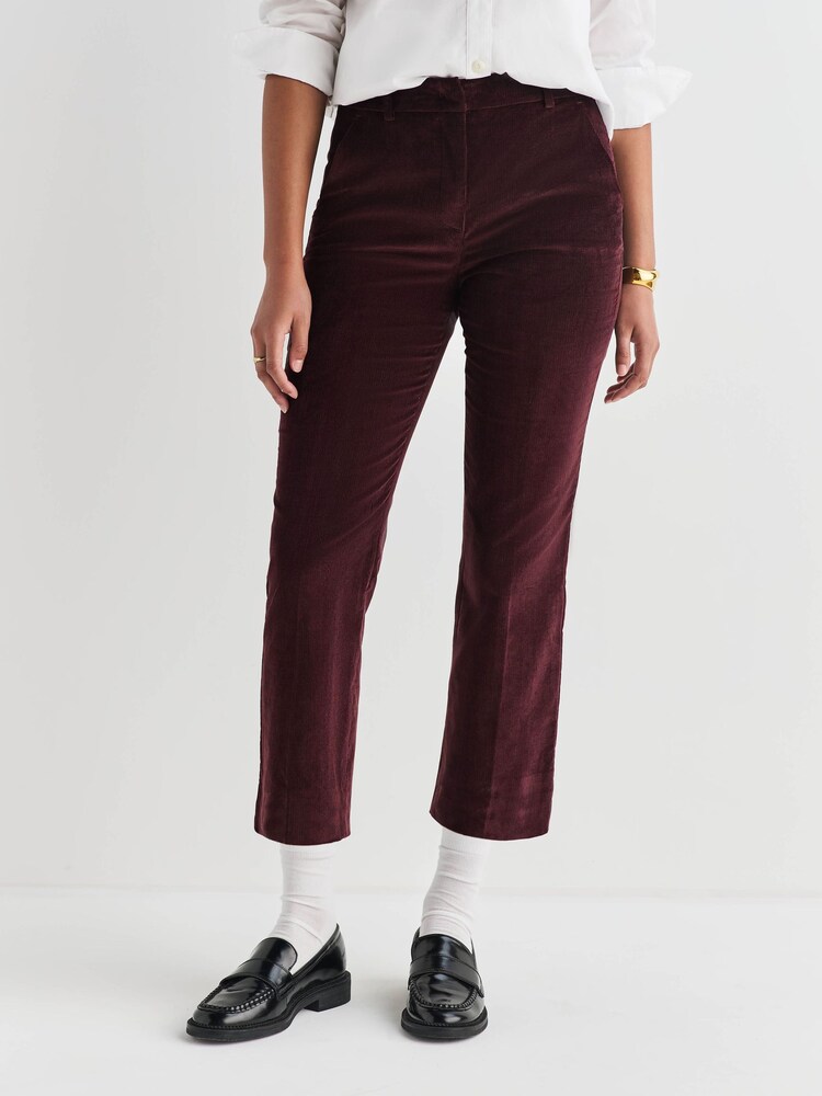 Weekend MaxMara Red Marruca Long Trousers - Image 1 of 9 Weekend MaxMara Red Marruca Long Trousers - Image 1 of 9
