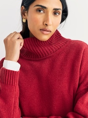 Weekend MaxMara Red BORGIA Sweater Tank Top - Image 5 of 6
