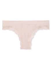 Victoria's Secret Glaze Nude Thong Knickers - Image 3 of 3