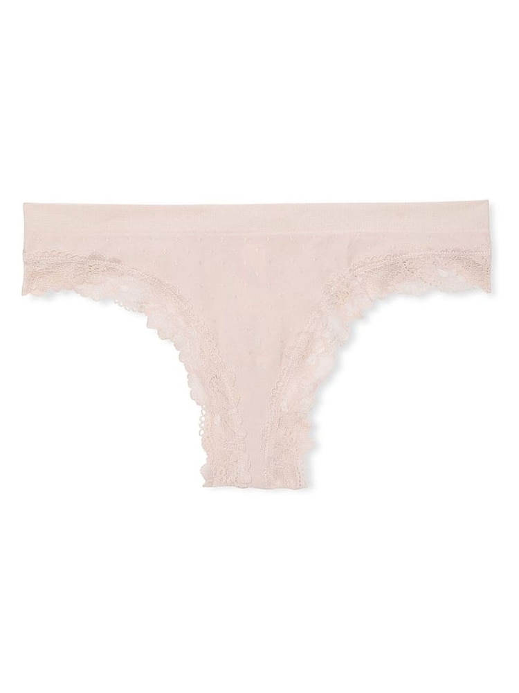 Victoria's Secret Glaze Nude Thong Knickers - Image 3 of 3