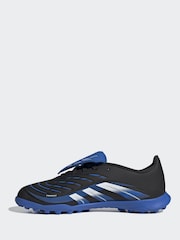 adidas Blue/Black Kids Predator League JB Fold-Over Tongue Turf Boots - Image 3 of 9