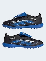 adidas Blue/Black Kids Predator League JB Fold-Over Tongue Turf Boots - Image 5 of 9
