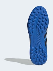 adidas Blue/Black Kids Predator League JB Fold-Over Tongue Turf Boots - Image 7 of 9