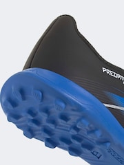 adidas Blue/Black Kids Predator League JB Fold-Over Tongue Turf Boots - Image 8 of 9