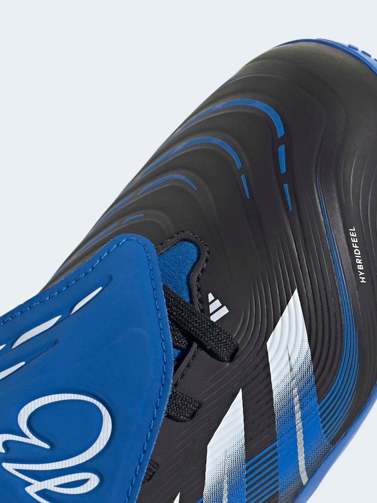 adidas Blue/Black Kids Predator League JB Fold-Over Tongue Turf Boots - Image 9 of 9