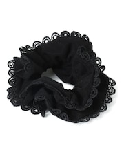Broderie Trim Scrunchie - Image 2 of 2