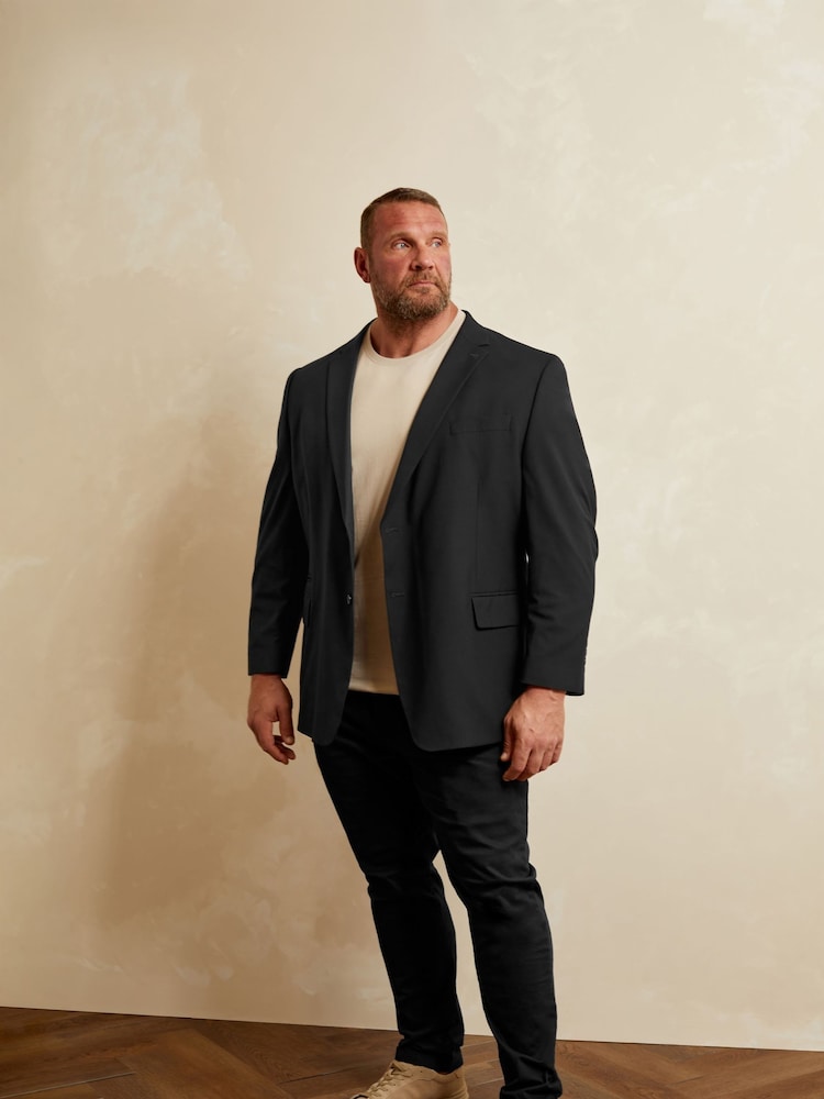 однотонный пиджак BadRhino Big & Tall - Изображение 1 из 2 однотонный пиджак BadRhino Big & Tall - Изображение 1 из 2