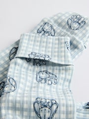 Blue Baby Two Way Zip Sleepsuits 3 Pack - Image 11 of 11