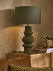 Sage Green Hera Totem Table Lamp - Image 1 of 5