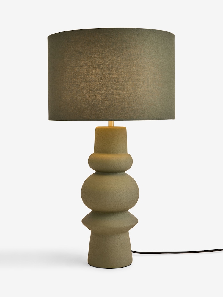 Sage Green Hera Totem Table Lamp - Image 2 of 5